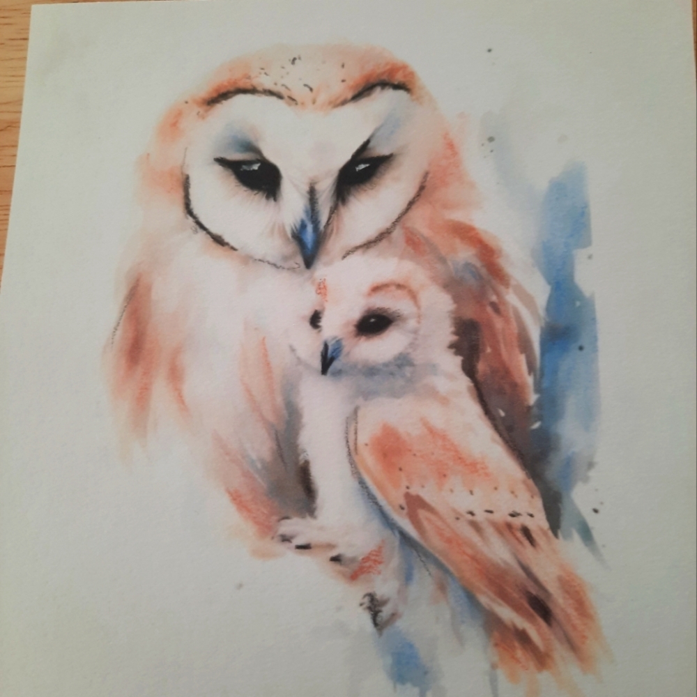 3 for 15$ Hand Drawing Art - 4 X 6 With Enveloppe